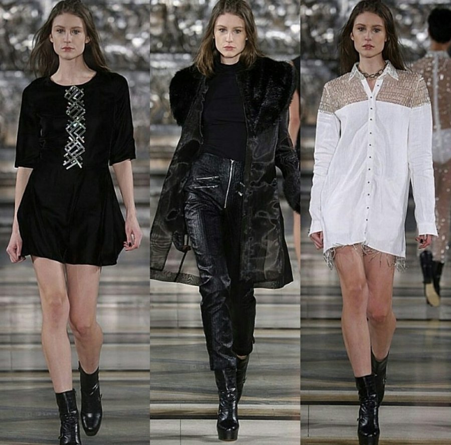 Midikennovi modeli Alena i Andrea na London fashion weeku