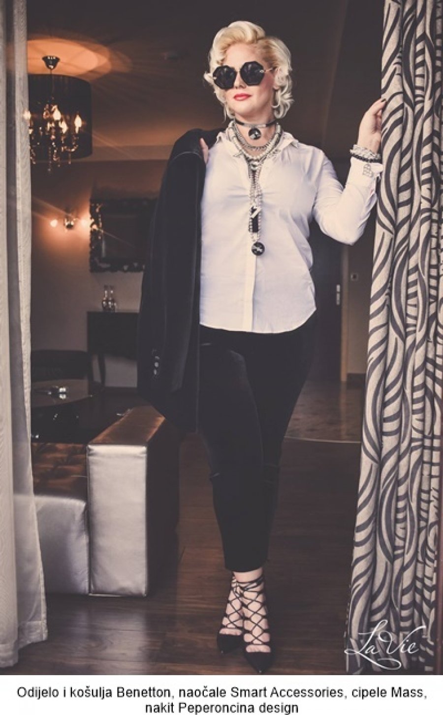 Midikennov plus size model Marijana za editorijal Extravagant