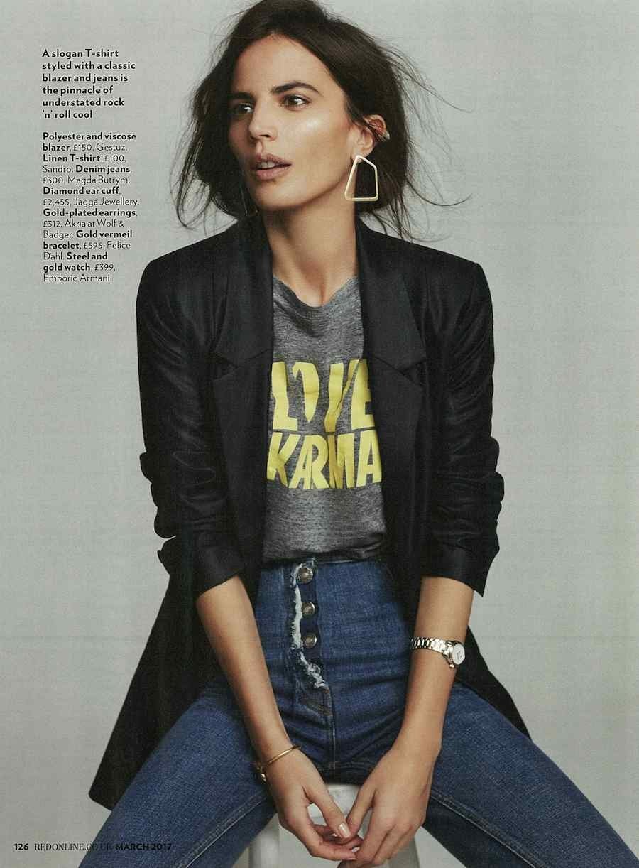 Midikennov top model Helena Šopar za magazin RED