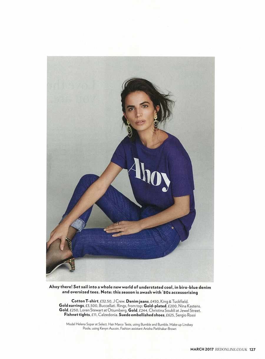 Midikennov top model Helena Šopar za magazin RED