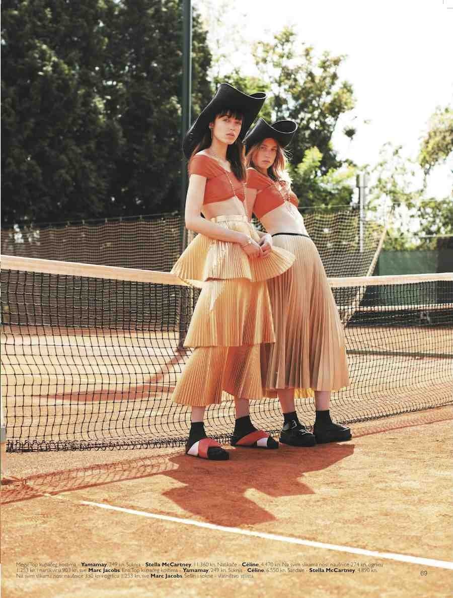 Midikennov model Ena Čuček za magazin Grazia