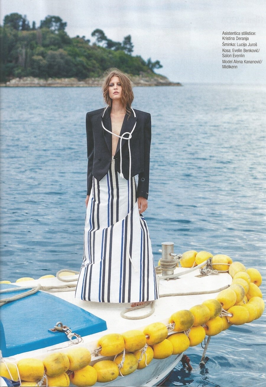 Midikennov model Alena Kananovic za magazin Gloria Glam