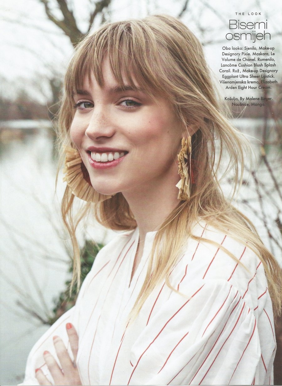 Midikennova prirodna ljepotica Ena Čuček za beauty editorijal magazina Elle Croatia