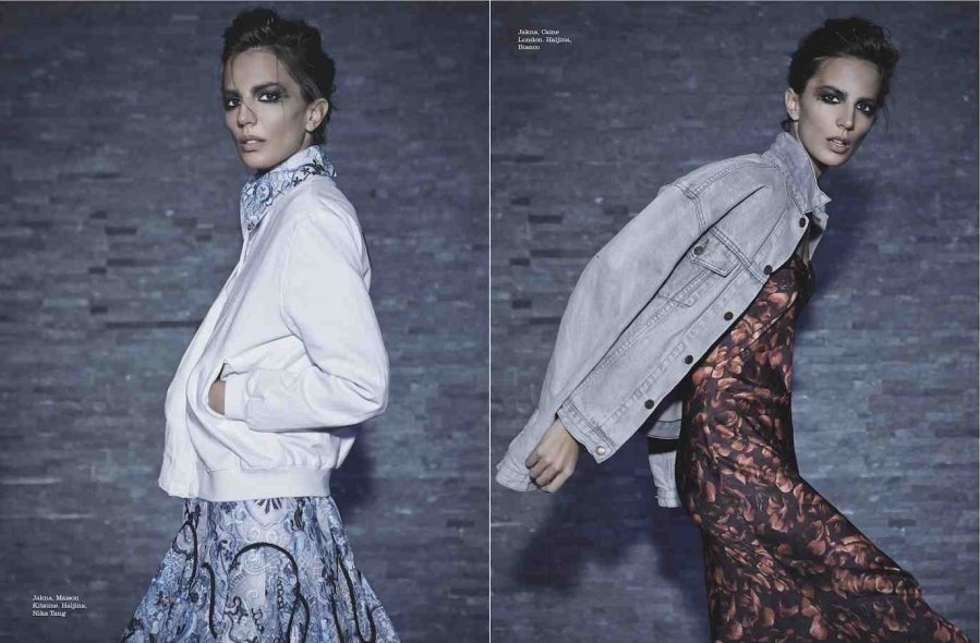 Lijepa Helena Šopar za magazin Elle 