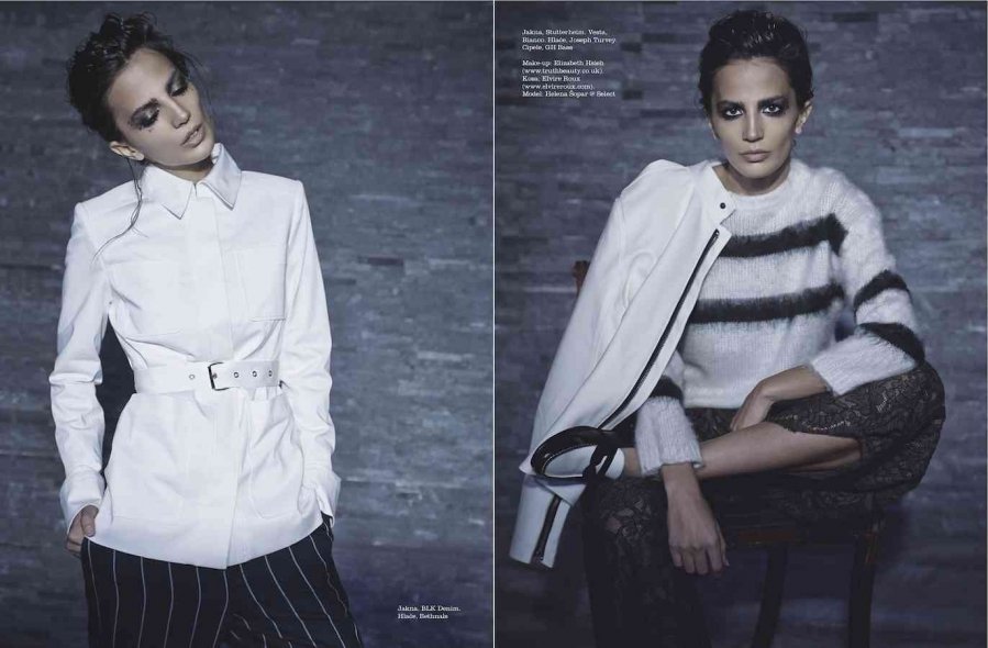 Lijepa Helena Šopar za magazin Elle 