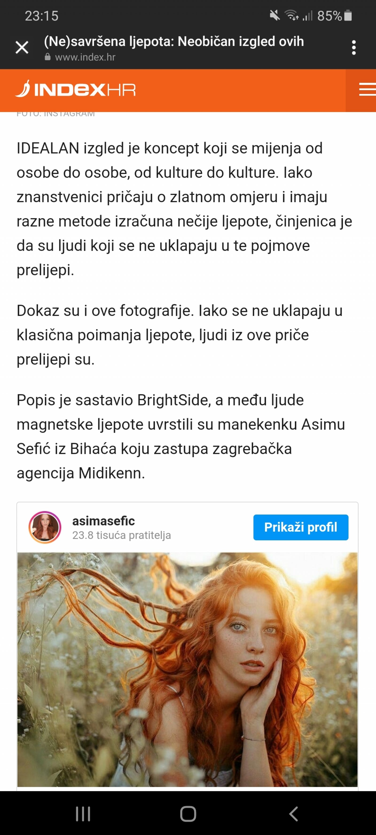 Midikennov model Asima Sefić na popisu BrightSide 