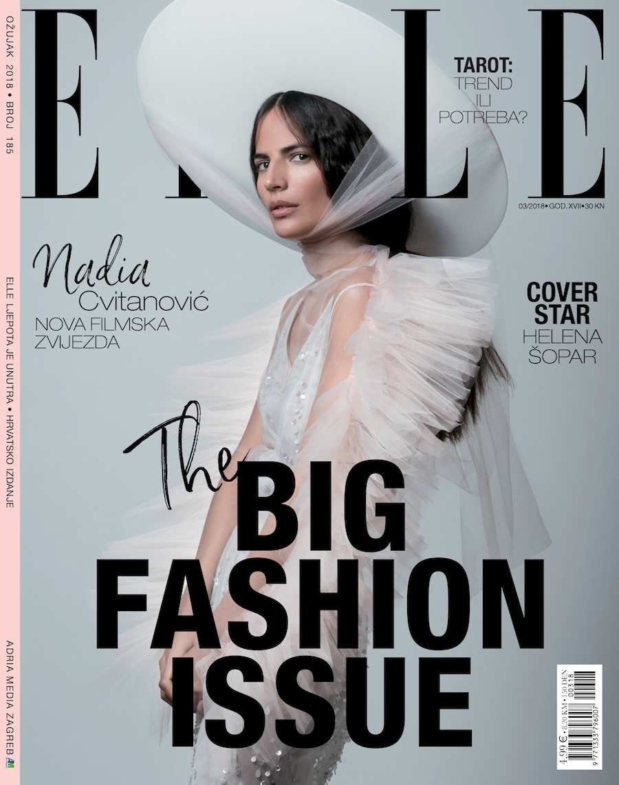 Midikennov top model Helena Šopar za naslovnicu magazina Elle